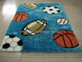 Special design soft kids shaggy rug 1