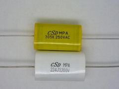 CBB20A axial type metallized polypropylene film capacitor MPA