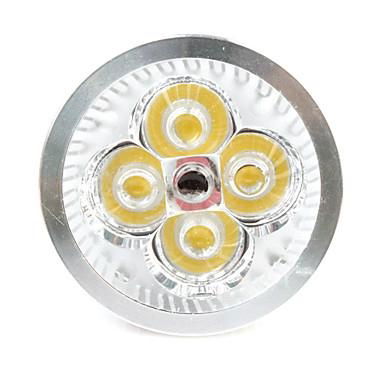 GU10 (85~265V AC) 4W WARM WHITE 4 LED BULB SPOT LIGHT 5