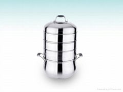 4-layer stainlee steel steamer