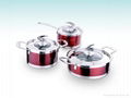 6PCS stainless steel cookware sets 1