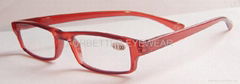 Injection reading glasses