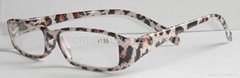 Fashion reading glasses with leopard pattern