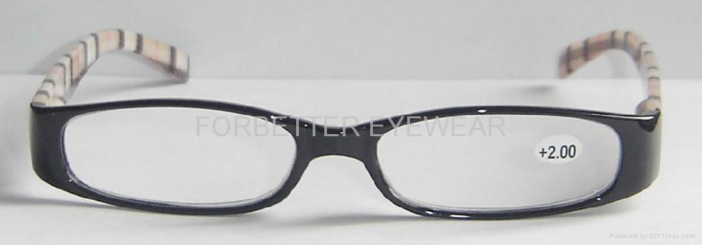 Double-colored Plastic reading glasses 2