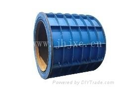 Reinforced concrete pipe even mouth mold