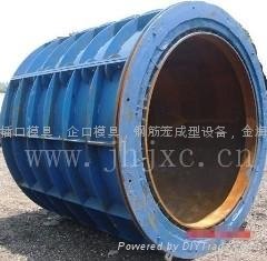 Reinforced concrete pipe tongue-and-groove mold