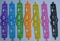 Hollow Silicone Wristband Tattoo Bracelets  2