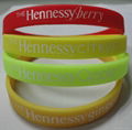 Wholesale 5mm wide  Thin Silicone  Fashion Wristbands Rubber Bracelets for Girls 1