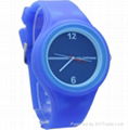 Made in China Silicone Watch Wristwatch Rubber Watch Bands with printing logo 2