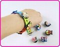 Personalized Charms Silicone Bracelets Wristbands for children 1