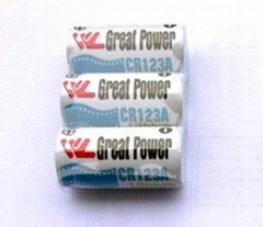 Cr123a photo lithium battery also for flashlights