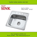 kitchen sink, stainless steel sink 1