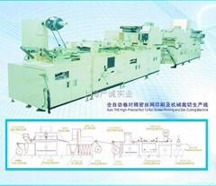 Auto THE High-Precise Roll To Roll Screen Printing and Die-Cutting Machine