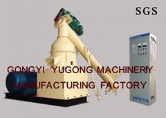 Waste sawdust pellet molding machine