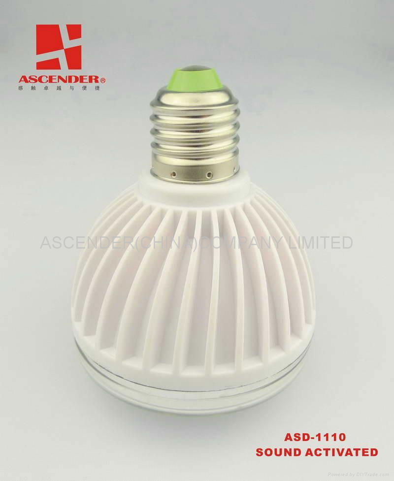 LED Infrared Sensor Light Bulb with Sound Probe 2