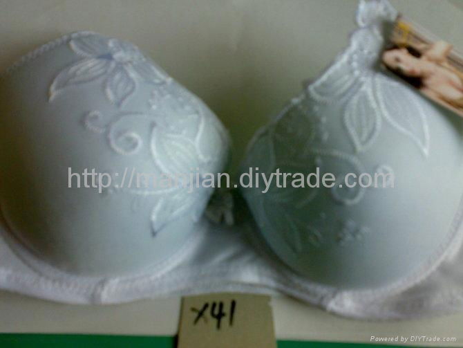 wholesale good quality big size white lace bra underwear OEM 