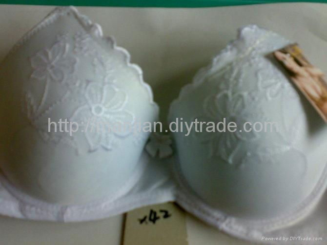 wholesale good quality big size white lace bra underwear OEM  2