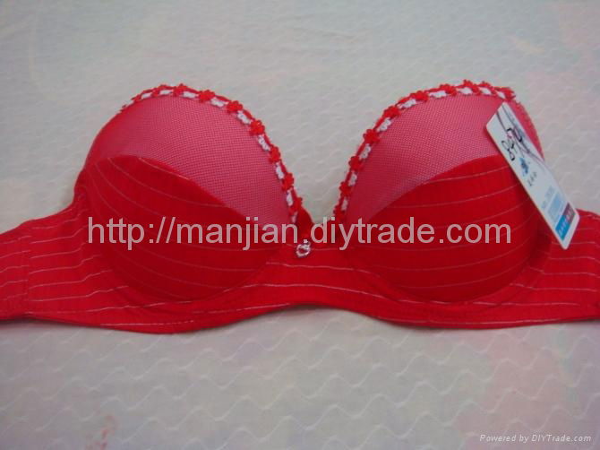 red ladylike bride lucky color bra underwear 4