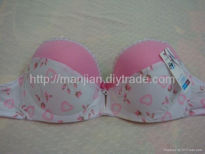 wholesale peach bloossom lovely hot bra underwear briefs aceept paypel  4