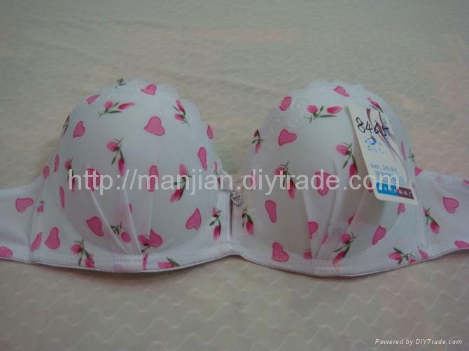 wholesale peach bloossom lovely hot bra underwear briefs aceept paypel  5