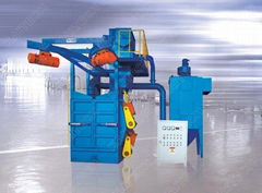 Q37 series overhead rail spinner hanger shot blasting machine