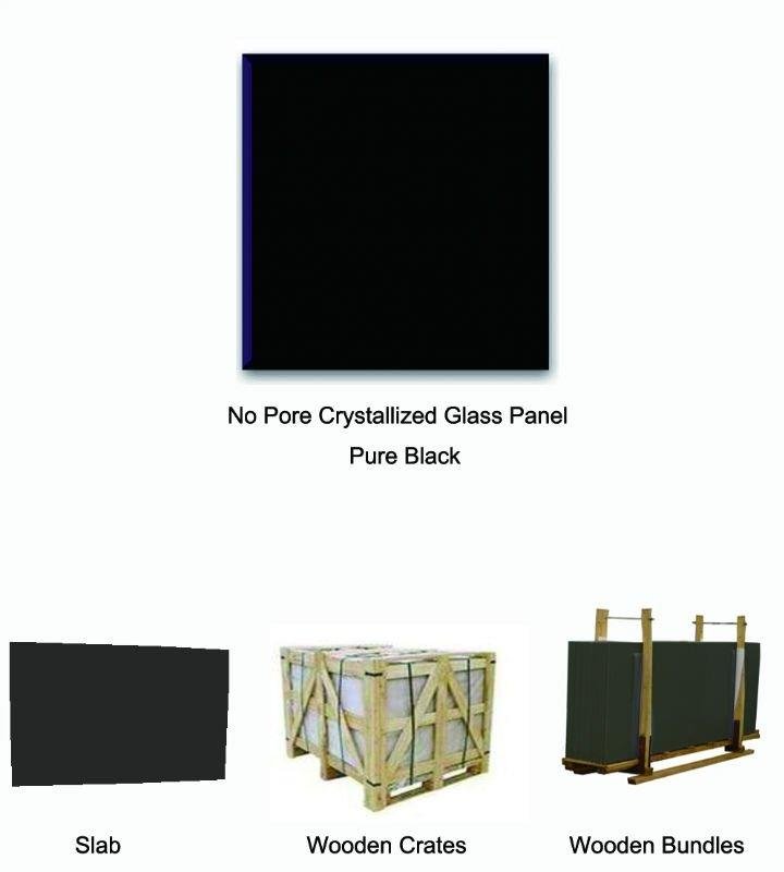 No pore crystallized glass panel 4