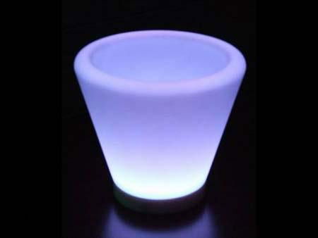 LED light round flowerpot 2