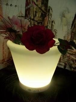 LED light round flowerpot 4