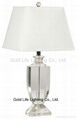 contemporary crystal table lamps