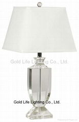 contemporary crystal table lamps