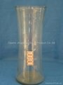 clear home decoration glass vase