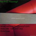 pvc flooring with vivid wood colors