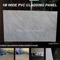 1m wide decorative PVC wall panel for shower rooms