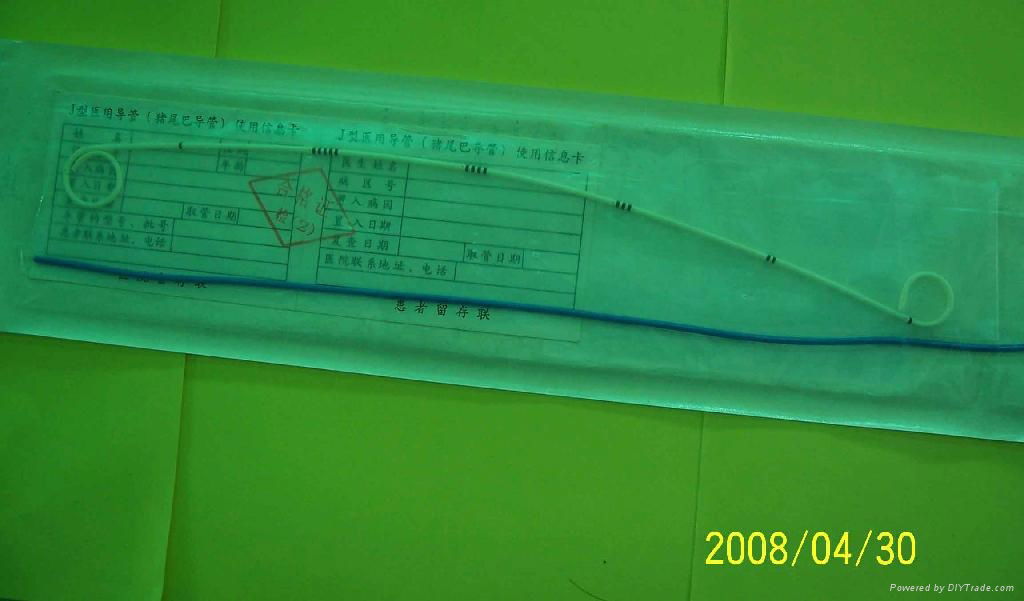 ureteral stents/ urology pig tail catheter