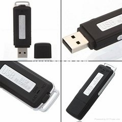 8GB USB flash drive and voice recorder (about 15hours battery life)