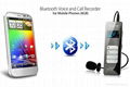 bluetooth cell phone recorder support TF