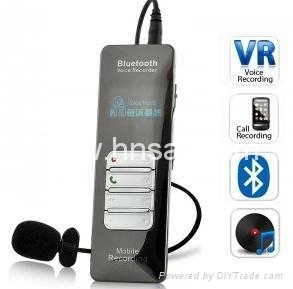 bluetooth cell phone recorder support TF card and 24 languages 2