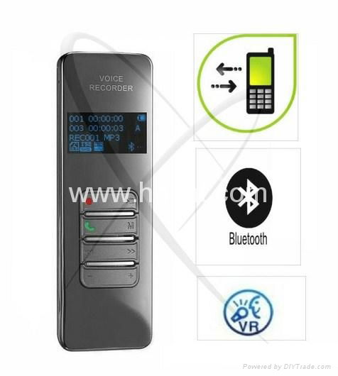 bluetooth cell phone recorder support TF card and 24 languages 4