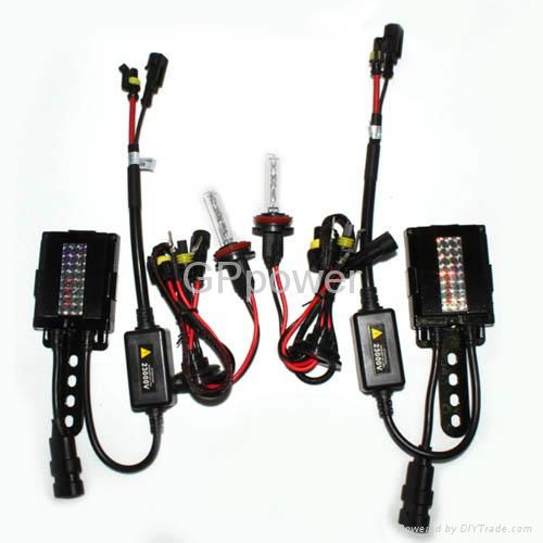 HID XENON KIT SINGLE BEAM SLIM BALLAST HID AUTO CAR BULB HID KIT  3