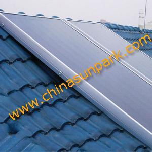 Flat panel solar collector