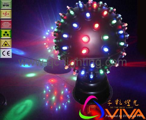 LED crystal magic ball light 5