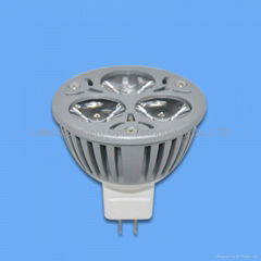 3X1W MR16 base high power LED spot light