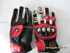 Racing  Leather Gloves MCS-28