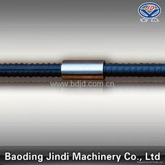 parallel thread rebar coupler