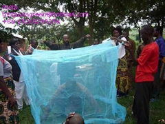 medcially treated mosquito net against Malaria