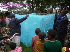 long lasting insecticide treated mosquito nets against Malaria