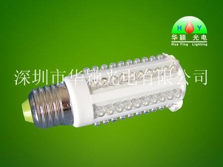 厂家直销E27晶元72灯ledΦ5插件玉米节能灯泡