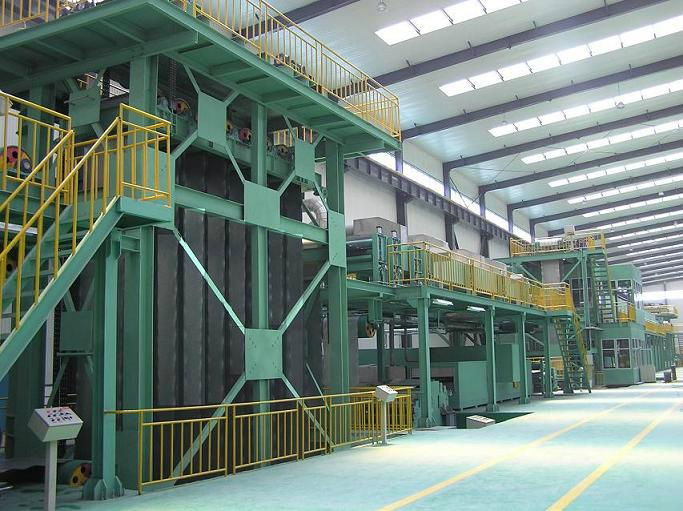 Color coating line