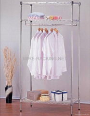 4590 Wire Rack Wardrobe(Size: D46XW91XH180CM)