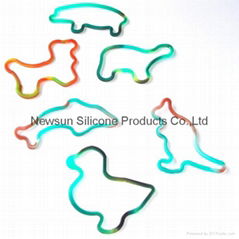 Tie Dye Animal Silly Bandz 